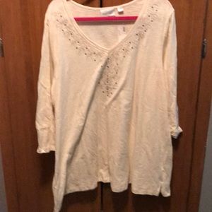 Colton shirt 3/4 sleeve avenue nwt